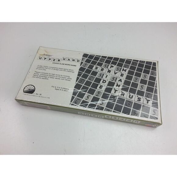 Scrabble Upper Hand Vintage 1981 Board Game - Picture 3 of 3